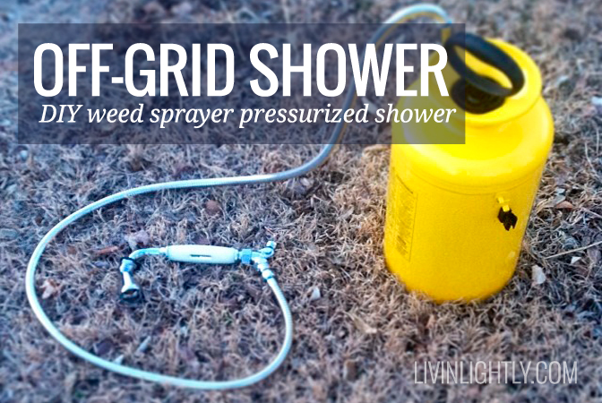 OFF-GRID SHOWER: DIY Weed Sprayer Shower